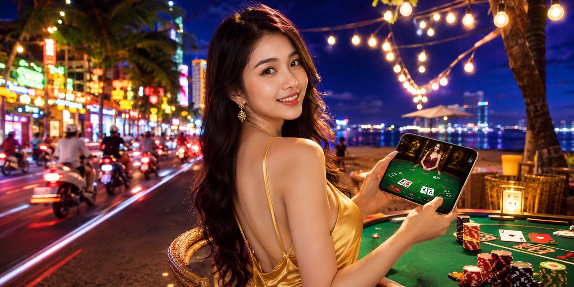 Người dùng chơi Baccarat tại chợ đêm Nha Trang qua ff7