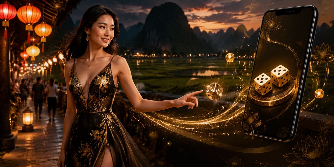Người chơi Tài Xỉu tại chợ đêm Ninh Bình trên ff7